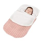 Material: tejido acrílico y forro polar, grueso, cálido, suave y cómodo para mantener a su bebé caliente.