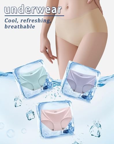 Girls Underwear Seamless Soft No Show Teen Panties Size11-12Yearsold Mixed — view 3