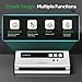 FRESKO Automatic Vacuum Sealer for Food with 95 kPa Powerful Suction, Compact Food Sealer machine Starter Kit with 10 Vacuum Bags for Dry/Moist Food, Sous Vide, Meal Prep