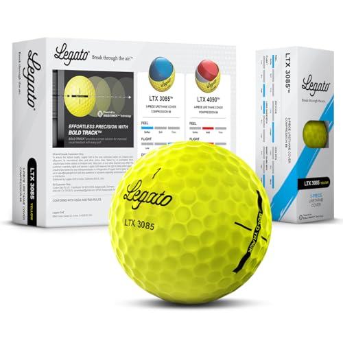 Legato Golf Balls LTX3085 | Designed to Help Golfers Break 90 | Maximized Distance with Soft Feel |...
