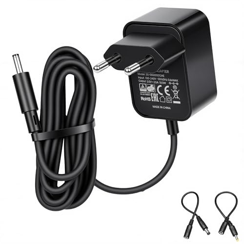 Carbosing 5V 2A 10W Adaptateur Secteur Alimentation Chargeur Compatible avec Vtech Genio, Mon Premier Vrai ordi 541005 541055 Ordinateur Enfant Charge Rapide...