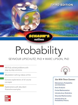 Schaum's Outline of Probability 3rd Edition Schaum's Outline of Probability 3rd Edition book cover