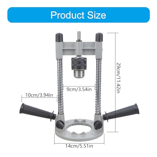 Guide de perçage de précision pour le bois et le métal avec butée de profondeur - 4