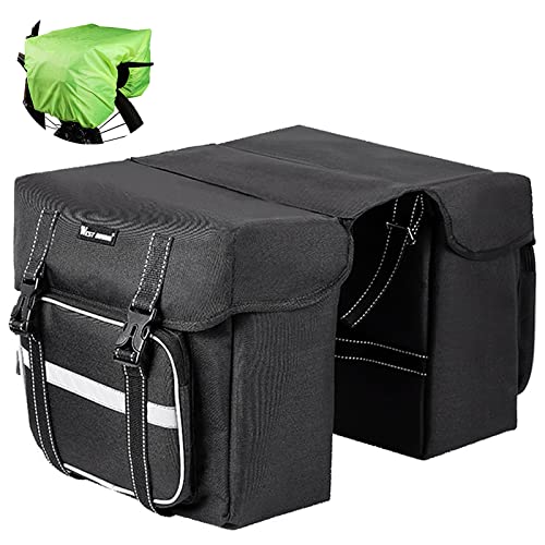 BAIGIO Bike Double Pannier Bags Waterproof Bicycle...