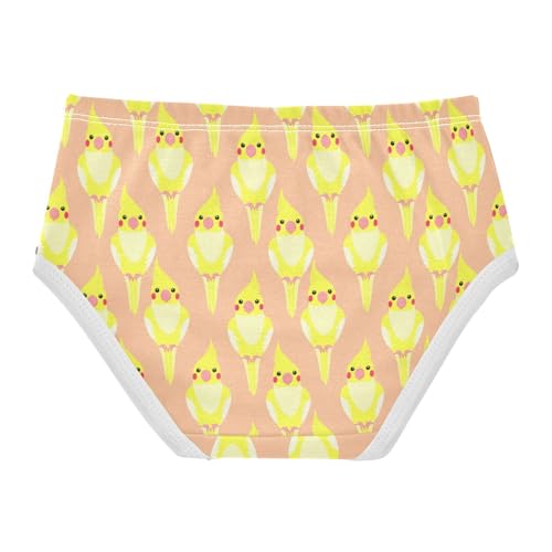 Girls' Underwear Cute Bird Parrot Orange Toddle Brief Panties 23029322