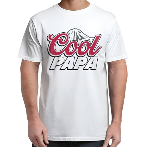 Papa Shirt - Dad T-Shirts - Dad Tshirt from Dauhter - Fathers Day Shirts - Daddy T Shirt - Gifts for Dads on Fathers Day Birthday Christmas (White S)