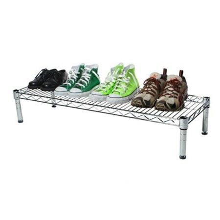 Shelving Inc. 14" d x 42" w Chrome Wire Shelving with 1 Tier Shelf, Weight Capacity 800lbs Per Shelf