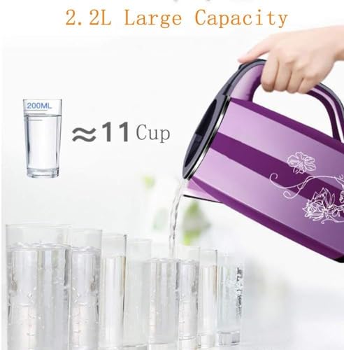 Hervidor eléctrico 2.2L acero inoxidable 1500W miniatura 4