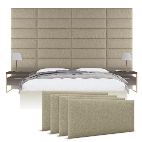 Vänt Upholstered Wall Panels - King/Cal King Size Wall Mounted