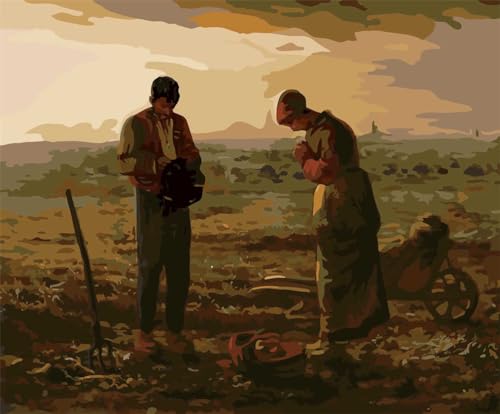 Peinture par numéros adultes débutants toile facile à peindre sans cadre