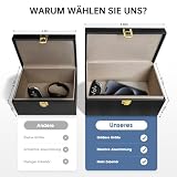 Keyless Go etui ochronne na kluczyki samochodowe, bardzo duże, RealPlus Faraday Box na kluczyki samochodowe, z 2 kieszeniami Faraday i 2 uchwytami na karty blokujące RFID, pudełko blokujące sygnał do