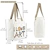 MEIKIUP Painting Artist Gifts I Love Art Tote Bag Painters Gifts for Art Teachers Students Paint Lover Gift Artwork Beach Bag (I Love Art TOTE-UK) #2