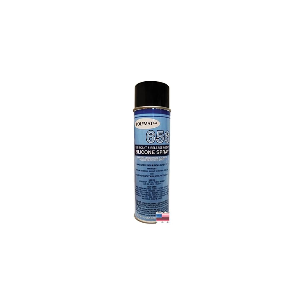 Polymat 656 Silicone Spray Non Greasy Lubricant Compatible with Fan