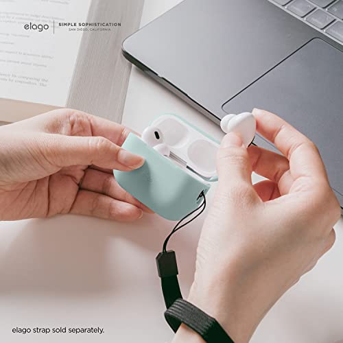 elago Silicone Case Compatible with Apple AirPods Pro 2nd Generation Case Protective Case, Front LED Visible - Image 3