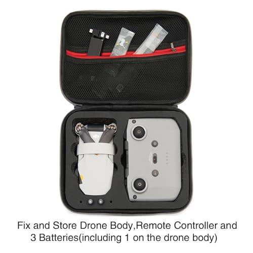 PALUMMA Drone Case for DJI Mavic Mini 2/2 SE, Hard Shell, Compatible, Portable, Grey, EVA by PALUMMA - Image 2