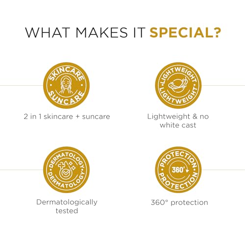 Image of Oshea Herbals Papayaclean Sunscreen Gel SPF 50 PA+++ for Women & Men | Hydrates & Protects from Sun & Pollution | Reduces Dark Spots & Premature Aging | Enriched with Niacinamide | All Skin Type 50ml