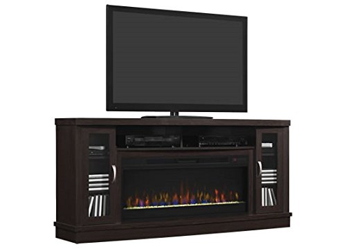 Classic Flame Hutchinson 70" Infrared Electric Fireplace Entertainment Center & 42" Linear Firebox - Oak Espresso, 42Mm3115-Pe91 & 42Ii042Fgt #TOP2