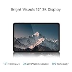 2-in-1 Laptop Tablet 2026 with Magnetic Keyboard & 1-Year Office 365, 12" 2K FHD IPS Touchscreen, 12GB RAM 512GB SSD, 6500Y Processor, USB-C, Dual Speakers, Windows 11 Laptop for Home Office Students - Image 4
