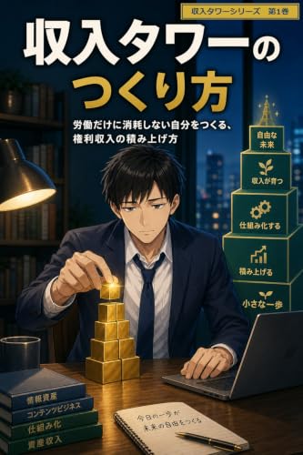 収入タワーのつくり方: 労働だけに消耗しない自分をつくる、権利収入の積み上げ方【権利収入】【不労所得】【資産形成】【副業】 収入タワーシリーズ