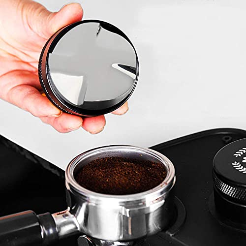 Yosoo Coffee Tamper, 58mm Stainless Steel Coffee Distributor with 4 Angled Slopes Adjustable Base Professional Espresso Distributor Leveler Tool for Espresso Coffee Grounds by Yosoo - Image 3