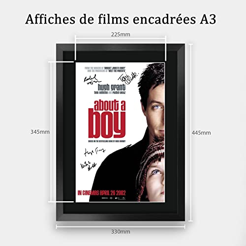 Affiche About A Boy Hugh Grant cadeau cinéma idéal avec autographe - 2