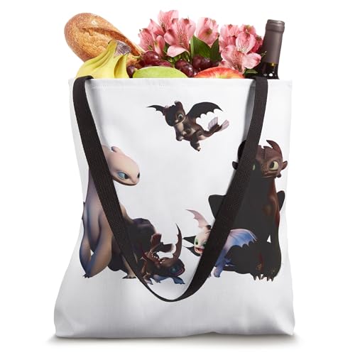 Bolso tote familiar Night Fury de How to Train Your Dragon 3 miniatura 4