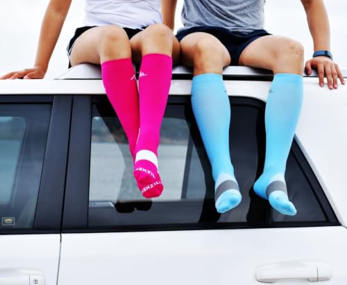 Image of NEWZILL Compression Socks for Women & Men, 20-30 mmHg for Sports & Travel