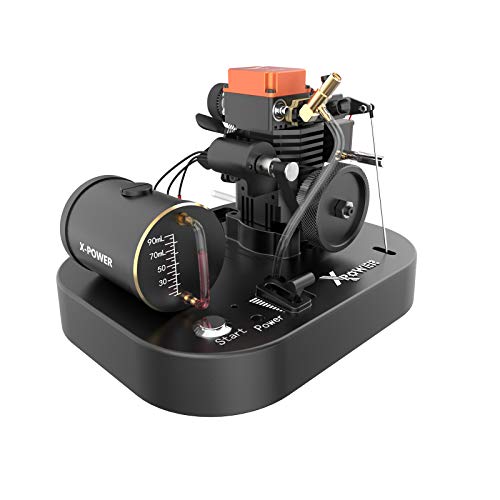 Enginediy Toyan Fs-S100Ac 1Cylinder Methanol Engine Model Kit That Works For Rc Car Ship , Educational Science Set For Kids And Adults #TOP2