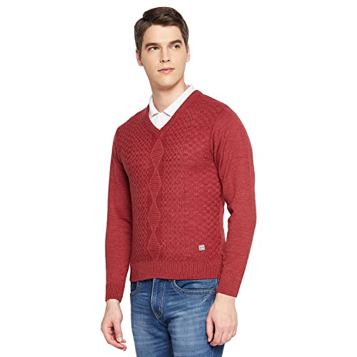 Image of Duke Men's Acrylic Blend Casual Sweater