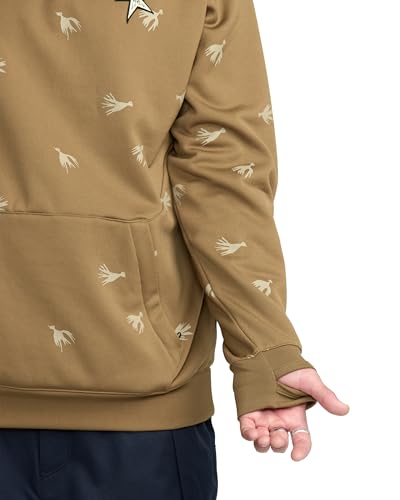Sweat a capuche Volcom Hydro Riding molleton deperlant beige coupe ergonomique homme