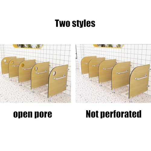 Separador de privacidad para baño infantil con panel impermeable y cantos redondeados de seguridad 4