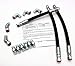 High Pressure Oil Pump HPOP Hoses Lines Kit & Crossover For 1999-03 Ford Powerstroke 7.3L