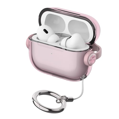 Coque AirPods 4e génération rigide rose anti-rayures et pertes