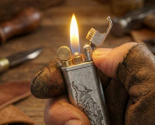 VVAY Encendedor Vintage Metálico Clásico para Hombre miniatura 2