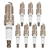 SYKRSS SP479/SP493 Double Iridium Spark Plugs 8 Pack Compatible with Expedition...