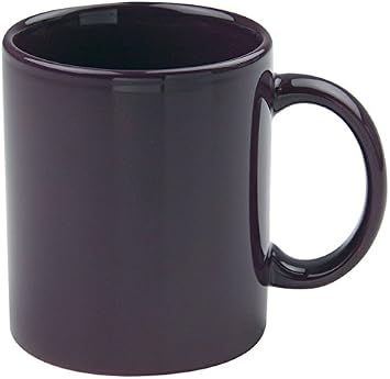 Omniware 1010165 Classic Mugs, Set of 4, 11 oz, Aubergine