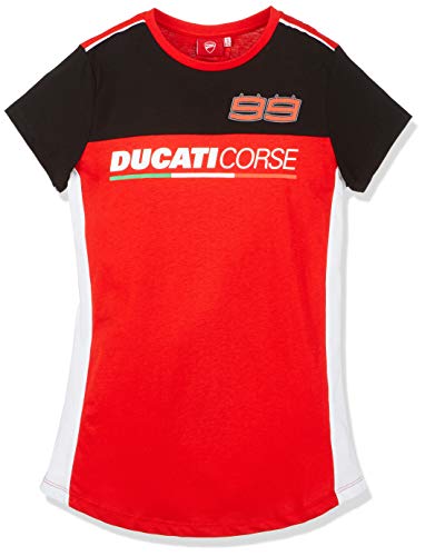 Pritelli 1736016 Ducati Corse Jorge Lorenzo 99 - Camiseta para mujer (talla L)
