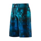 Speedo Men's Crosscut Plaid e-Board 21-Inch Boardshort