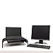 Mind Reader Monitor Stand, Ventilated Laptop Riser, Paper Tray, Storage, Office, Metal Mesh, 20