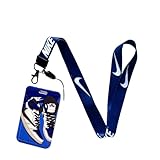 AllStyle By Patel Neck Strap Compatible Lanyard With ID Holder Suitable for Women Men Kids (Blue Lanyard + Blue ID Holder)