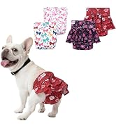 UNIPUP Female Dog Diapers Reusable No Tail Hole Period Panties Washable Diapers Female for Docked...