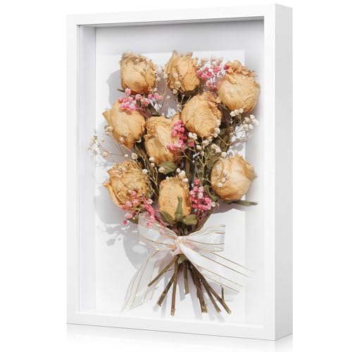 EOPUOZS 3D Bilderrahmen zum Befüllen, Bilderrahmen A4, 3,5cm Tiefer...