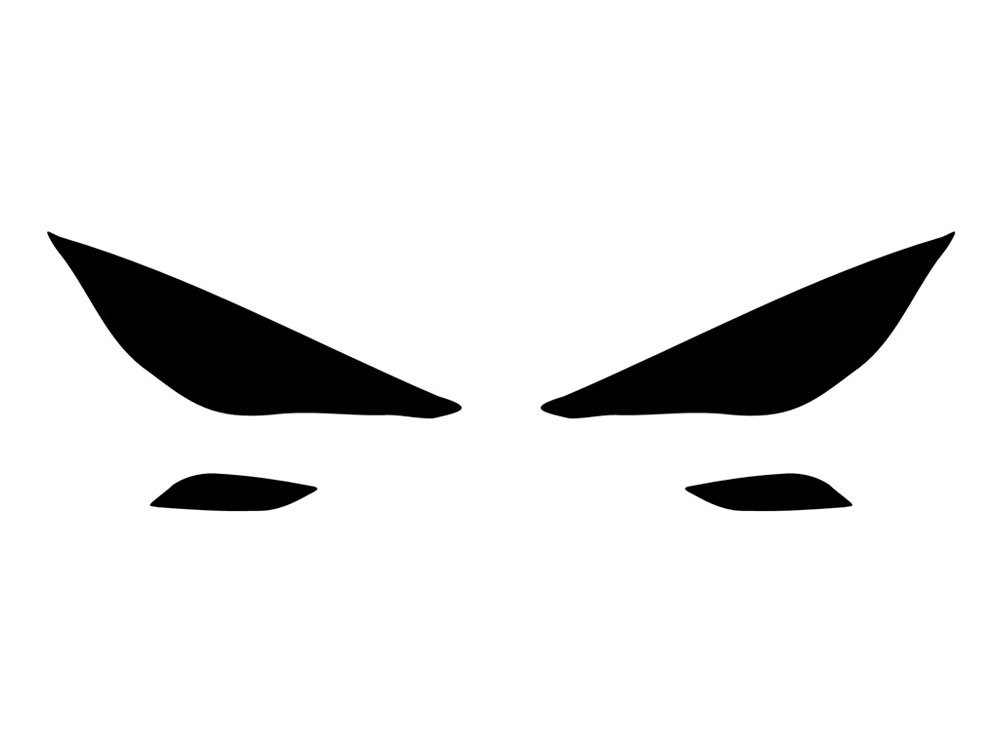 Rvinyl Headlight Tint Covers Compatible with Hyundai Sonata 2011-2014 - Blackout Smoke