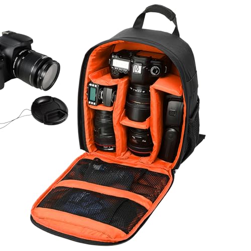 Mochila para cámara de viaje, diseño de fotografía de engranajes, multifunción, organizador DSLR seguro, perfecto para equipo de almacenamiento seguro para jóvenes, adolescentes, mujeres, niñas