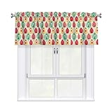 VCzsdff Cortinas con cenefa con estampado de dibujos animados para cuarto...