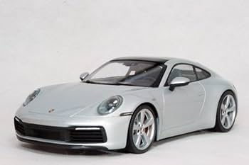 Amazon | ○ 1/18 ミニカー 〓 911 (992) カレラ 4S / シルバー