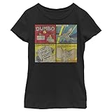 dumbo brooklyn comic books  Disney Little, Big Dumbo Comic Panel Girls Short Sleeve Tee Shirt