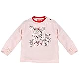 BONDI Langarmshirt für Mädchen mit REH Kitz Süße 86429 | Rosa Gr. 74