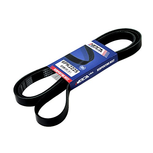 Moca 6Pk2225 Quality Serpentine Belt For 1990-2007 Express 1500 & Dodge Ram 1500 / Dakota & Gmc Cadillac 3.7-5.7L #TOP28