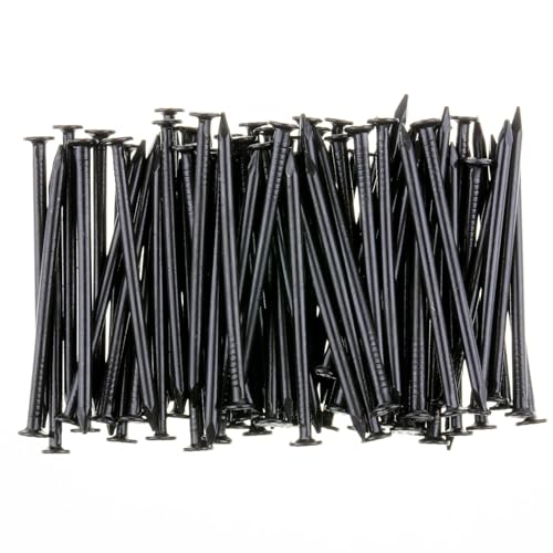 Image of Mr. Pen- Nail Assortment Kit, 600 Pcs, 4 Sizes, Black Picture Hangers